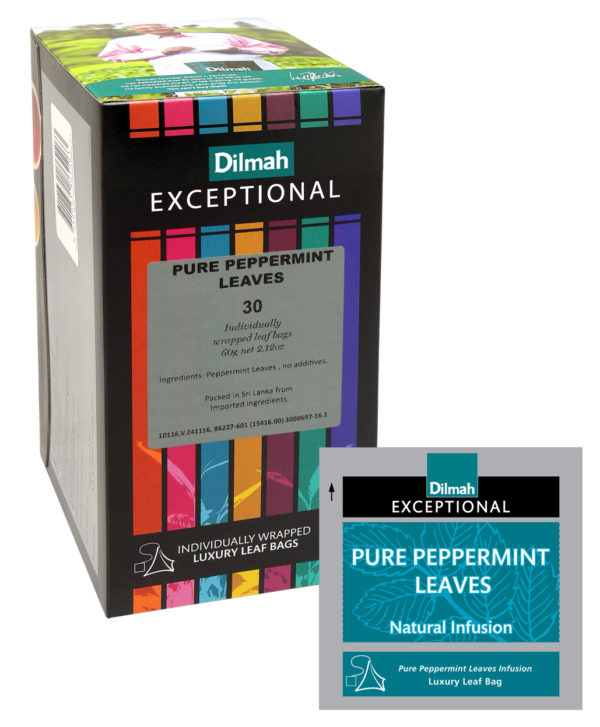 Pipirmėčių arbata, DILMAH Exceptional, 30 vnt.