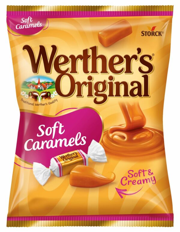 Saldainiai WERTHER'S Soft Caramels, 125 g