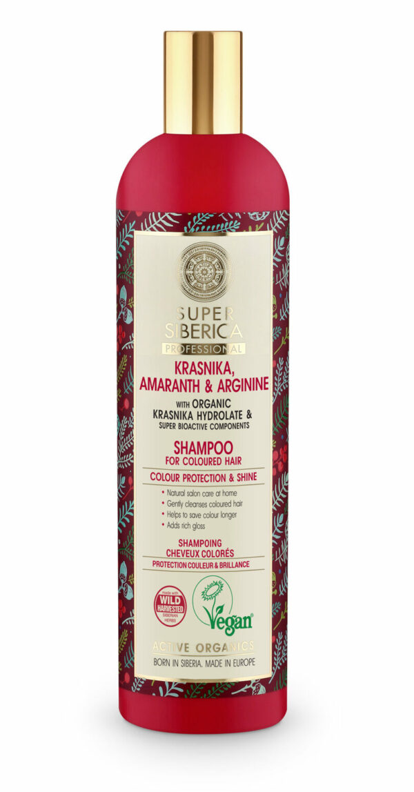Šampūnas dažytiems plaukams SUPER SIBERICA PROFESSIONAL, 400 ml