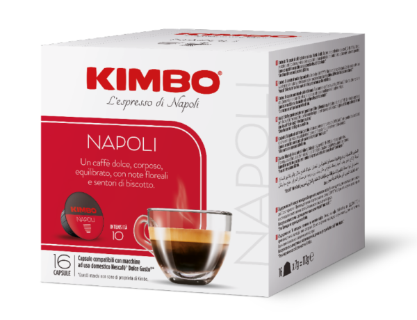 Kavos kapsulės KIMBO Napoli-Nescafe Dolce Gusto, 16 vnt