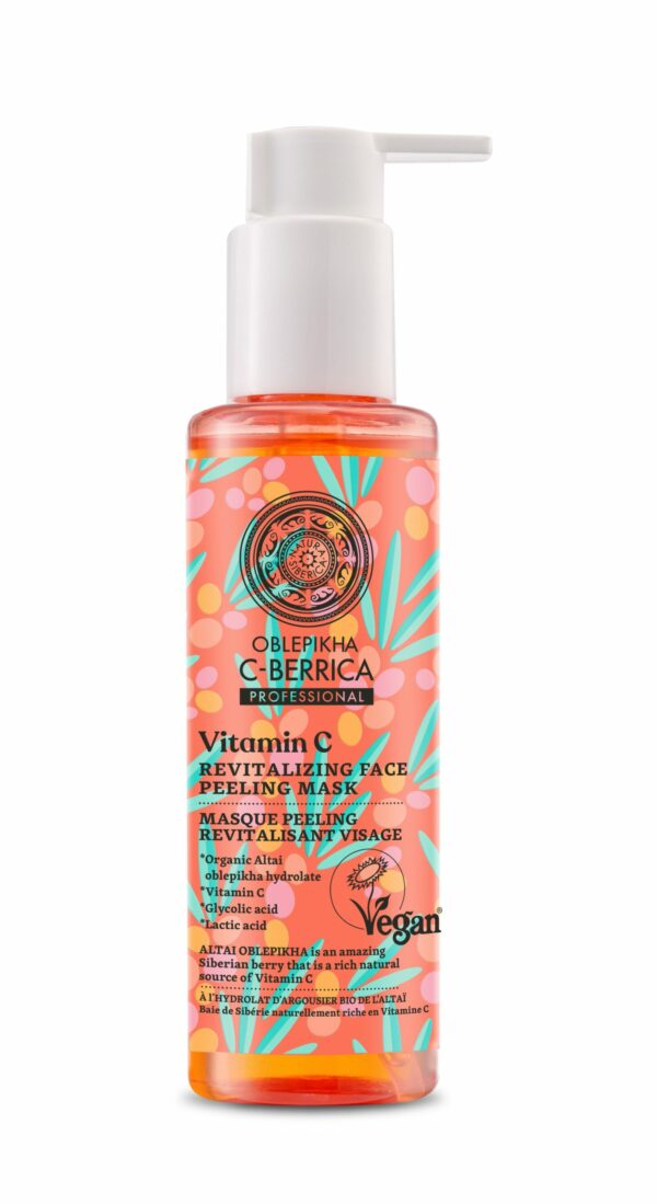 Atgaivinanti veido šveitimo kaukė OBLEPIKHA C-BERRICA, 145 ml
