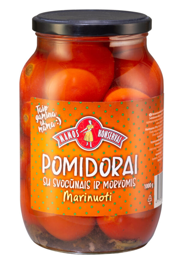 Marinuoti pomidorai MAMOS KONSERVAI, 1000 g