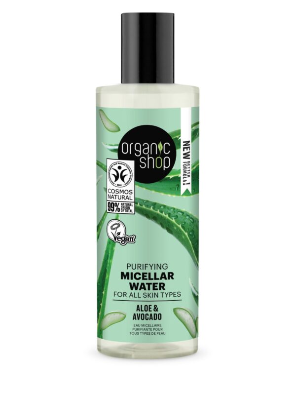 Vanduo micelinis ORGANIC SHOP visiem odos tipam Avocado, 150 ml