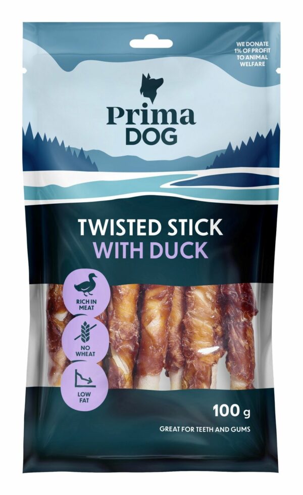Antienos ir apdorotos odos lazdelė PRIMADOG, 13 cm, 11 vnt, 100 g