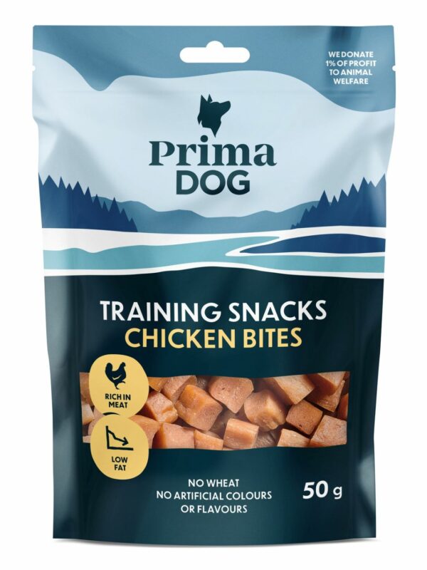 Treniravimo Skanukas - Vištienos kasneliai PRIMADOG, 50 g