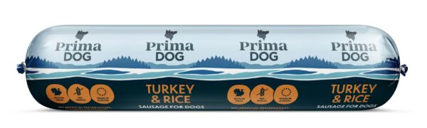 Kalakutienos-ryžių dešra PRIMADOG, 800 g
