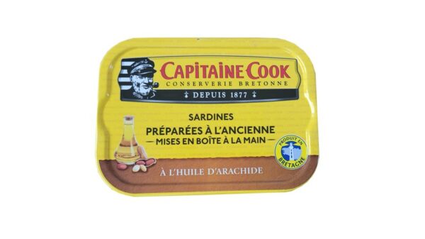 Sardinės žemės riešutų aliejuje CAPITAINE COOK, 115 g
