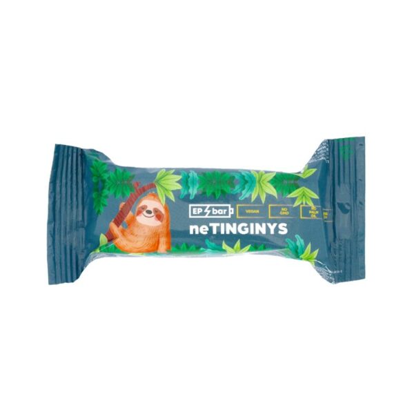 Baltyminis batonėlis EPBAR NeTinginys, 52 g