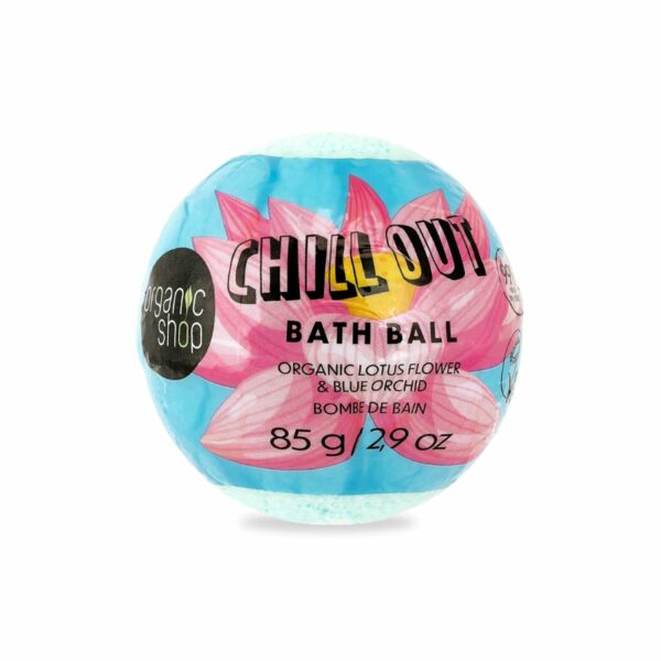 Vonios druskos burbulas ORGANIC SHOP CHILL OUT Lotusas&Orchideja, 85 g