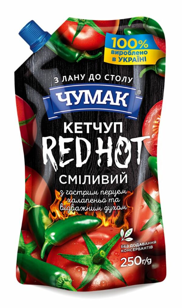 Kečupas aštrus CHUMAK, 250 g
