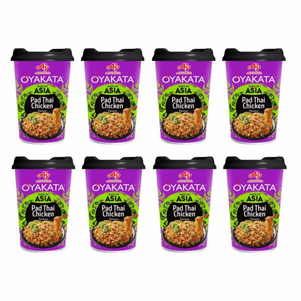 Greitai paruošiami makaronai OYAKATA Pad Thai Chicken, 8 x 93 g