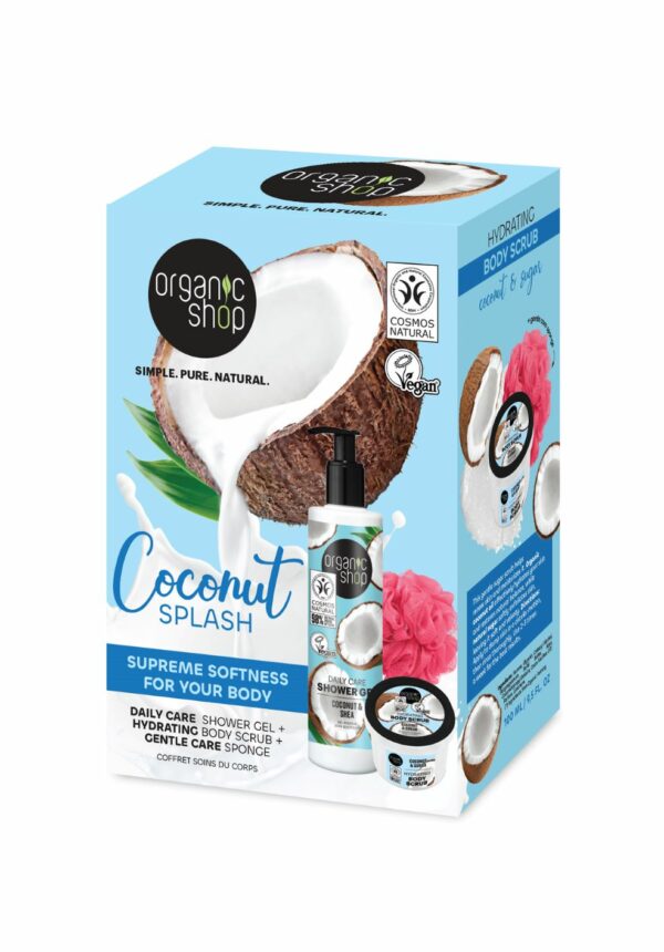ORGANIC SHOP Kūno priežiūros rinkinys Coconut Splash