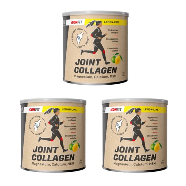 Citrinų-laimų skonio sąnarių kolagenas ICONFIT, 3 x 300 g