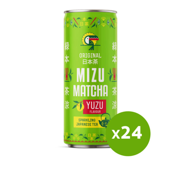 Gėrimas Mizu Matcha Yuzu, 24x330 ml