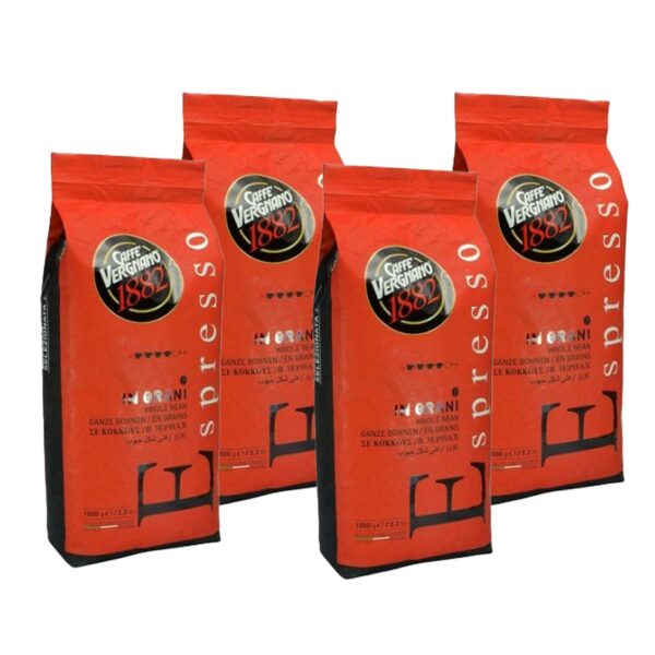 Kavos pupelės CAFFE VERGNANO 1882 Espresso, 4 x1 kg