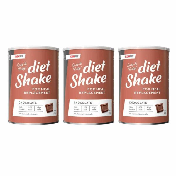 Dietinis kokteilis ICONFIT šokoladinis, 3 x 495 g