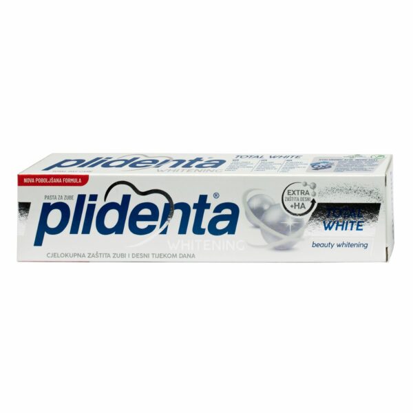Dantų pasta PLIDENTA Total White, 75 ml