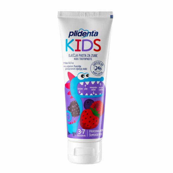 Dantų pasta vaikams PLIDENTA Kids, 75 ml