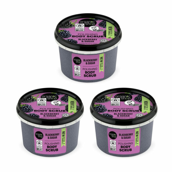 Šveitiklis kūnui ORGANIC SHOP Gervuogės, 3 x 250 ml