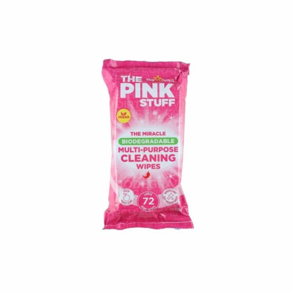 Daugiafunkcinės šluostės THE PINK STUFF, 72 vnt