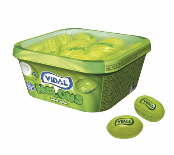 Kramtomoji guma VIDAL Tubs Melons, 160 g