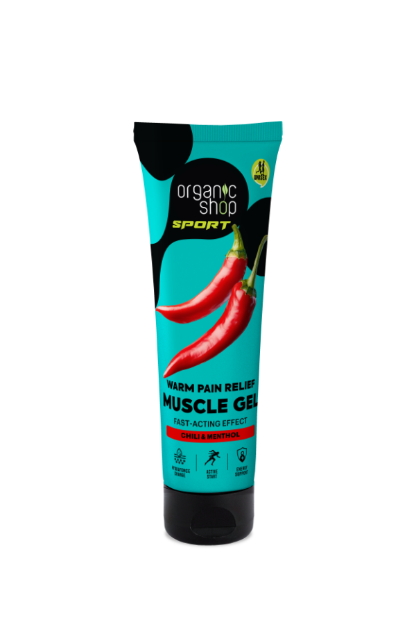 Šildantis greito poveikio gelis raumenims ORGANIC SHOP SPORT Relax, 75ml