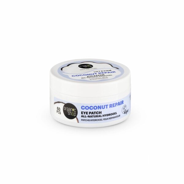 Paakių padeliai ORGANIC SHOP Hydrogel Coconut Repair, 60 vnt