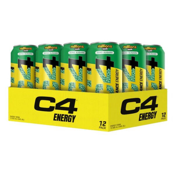 Obuolių skonio gėrimas Cellucor C4 Millions, 12 x 500 ml