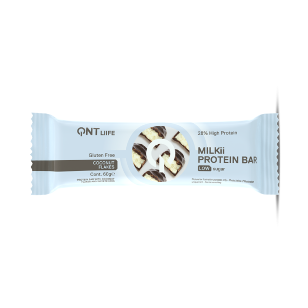 Baltyminis batonėlis QNT MILKii Coconut Flakes, 60 g