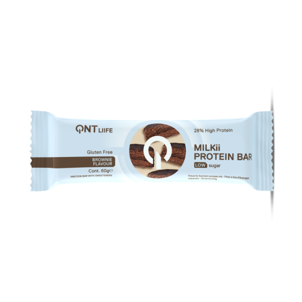Baltyminis batonėlis QNT MILKii Brownie, 60 g