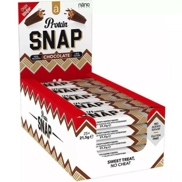 Baltyminiai vafliukai NanoSupps Chocolate, 25 x 22 g