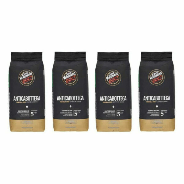 Kavos pupelės CAFFE VERGNANO 1882 Antica Bottega, 4 x 1 kg