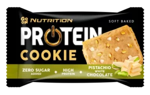 Baltyminis sausainių batonėlis GO ON PROTEIN Pistachio/White Choco, 50 g