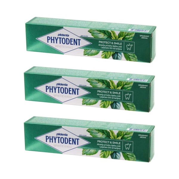 Dantų pasta PHYTODENT Whitening Protect, 3 x 75ml