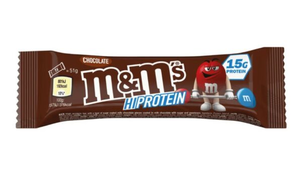 Baltyminis batonėlis M&M's Chocolate, 52 g