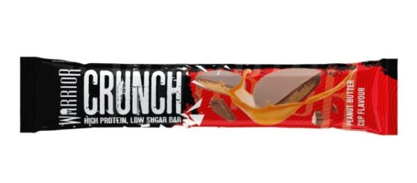 Baltyminis batonėlis WARRIOR Crunch Peanut Butter Cup, 64 g