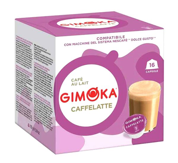 Kavos kapsulės GIMOKA Dolce Gusto Caffe Latte, 16 vnt.,160 g