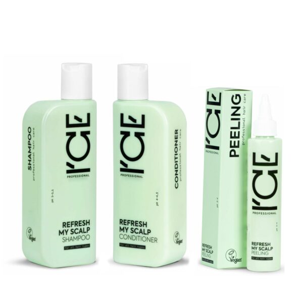 Rinkinys intensyviai galvos odos priežiūrai visų tipų plaukams ICE Refresh My Scalp