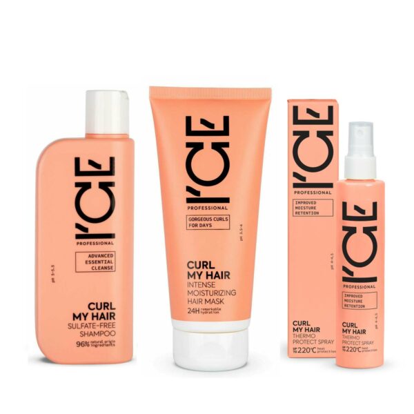 Rinkinys garbanotiems plaukams ICE PROFESSIONAL Curl My Hair
