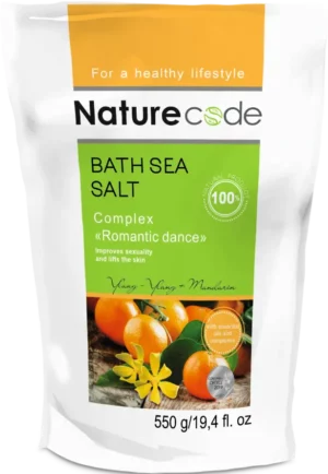 Jūros druska voniai Nature Code Romantic dance, 550g