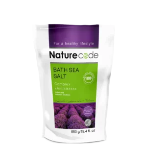 Jūros druska voniai Nature Code Anti stress, 550g