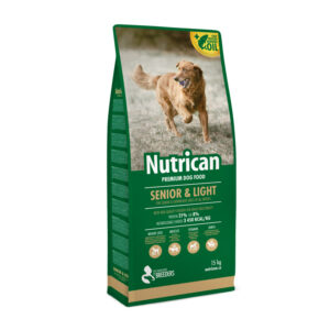 Sausas maistas NUTRICAN senjorams ir turintiems antsvorį, 15 kg