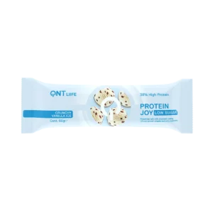 Traškus baltyminis batonėlis QNT Joy, vanilės skonio, 60 g