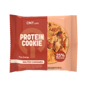 Baltyminis sausainis QNT su sūria karamele, 60 g