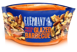 ELEPHANT krekeriai BBQ skonio,  75 g