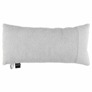 Saunos pagalvė RENTO Kenno, pilka/balta, 50x22 cm