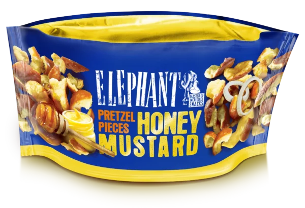 Krekeriai- Elephant Pieces Honey Mustard 75g