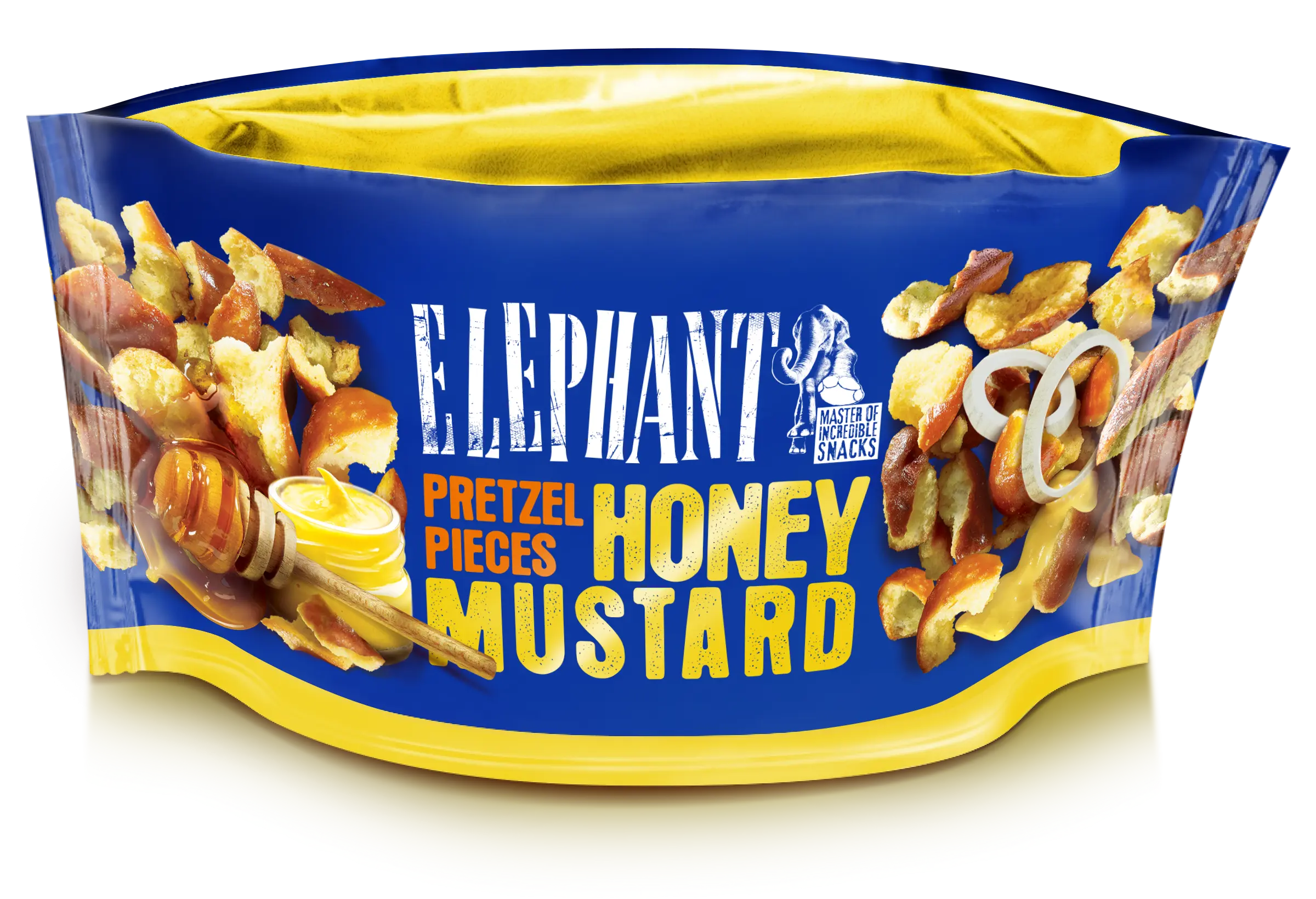 Krekeriai- Elephant Pieces Honey Mustard 75g