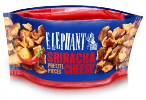 Krekeriai Elephant Pieces Sriracha Cheese 75g