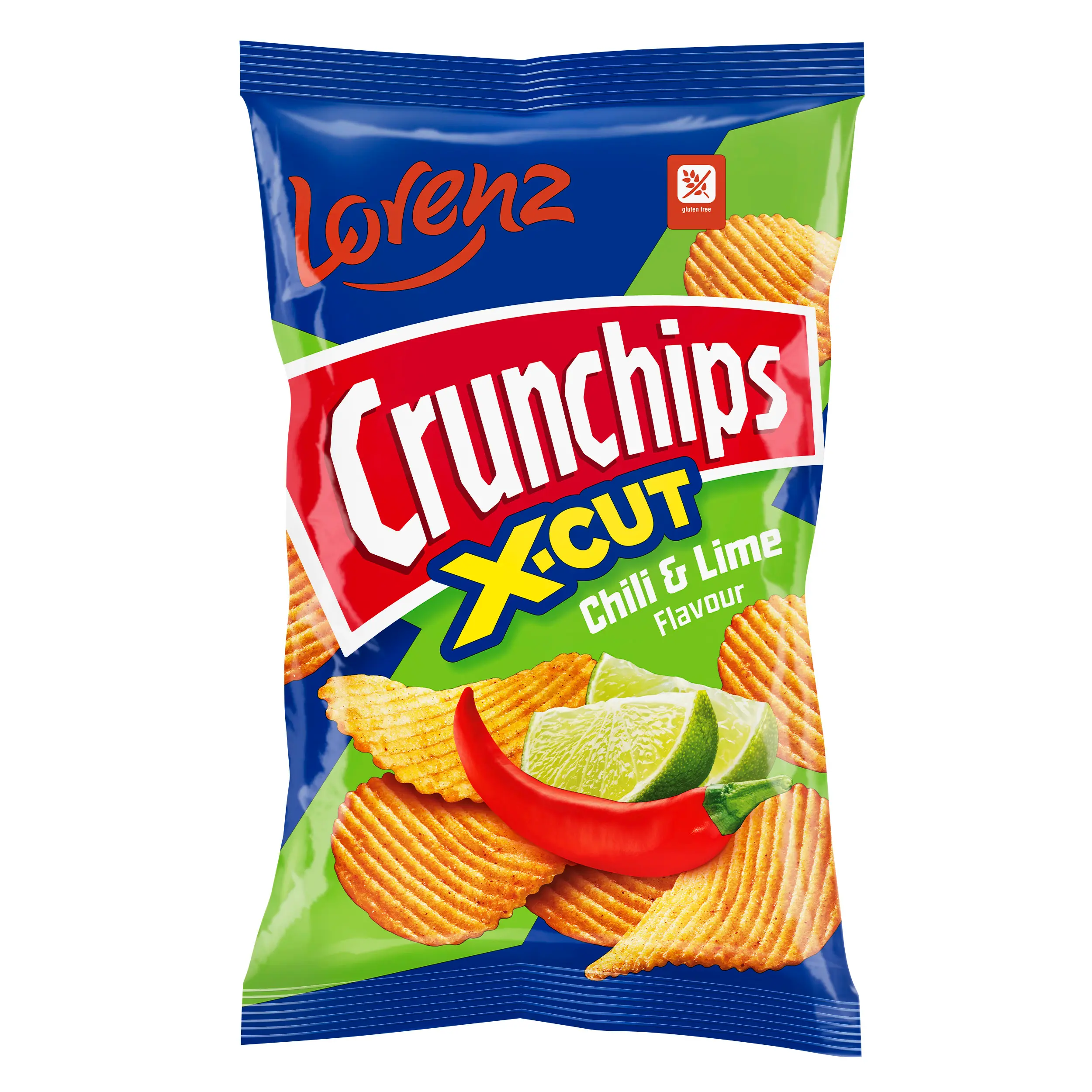 Bulvių traškučiai Crunchips chili lime